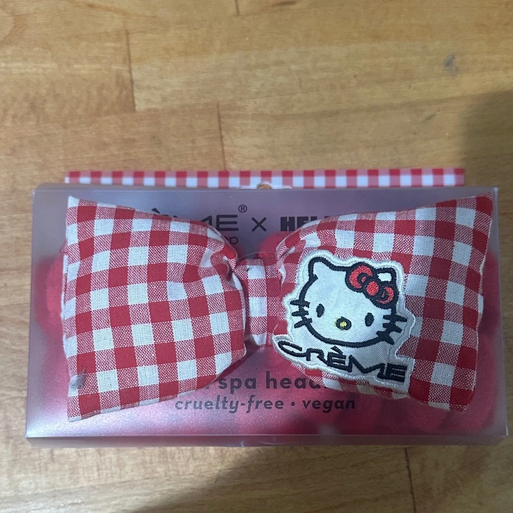 Hello Kitty Beauty Set- Make up Brush Set, Headband and Lip Macaron